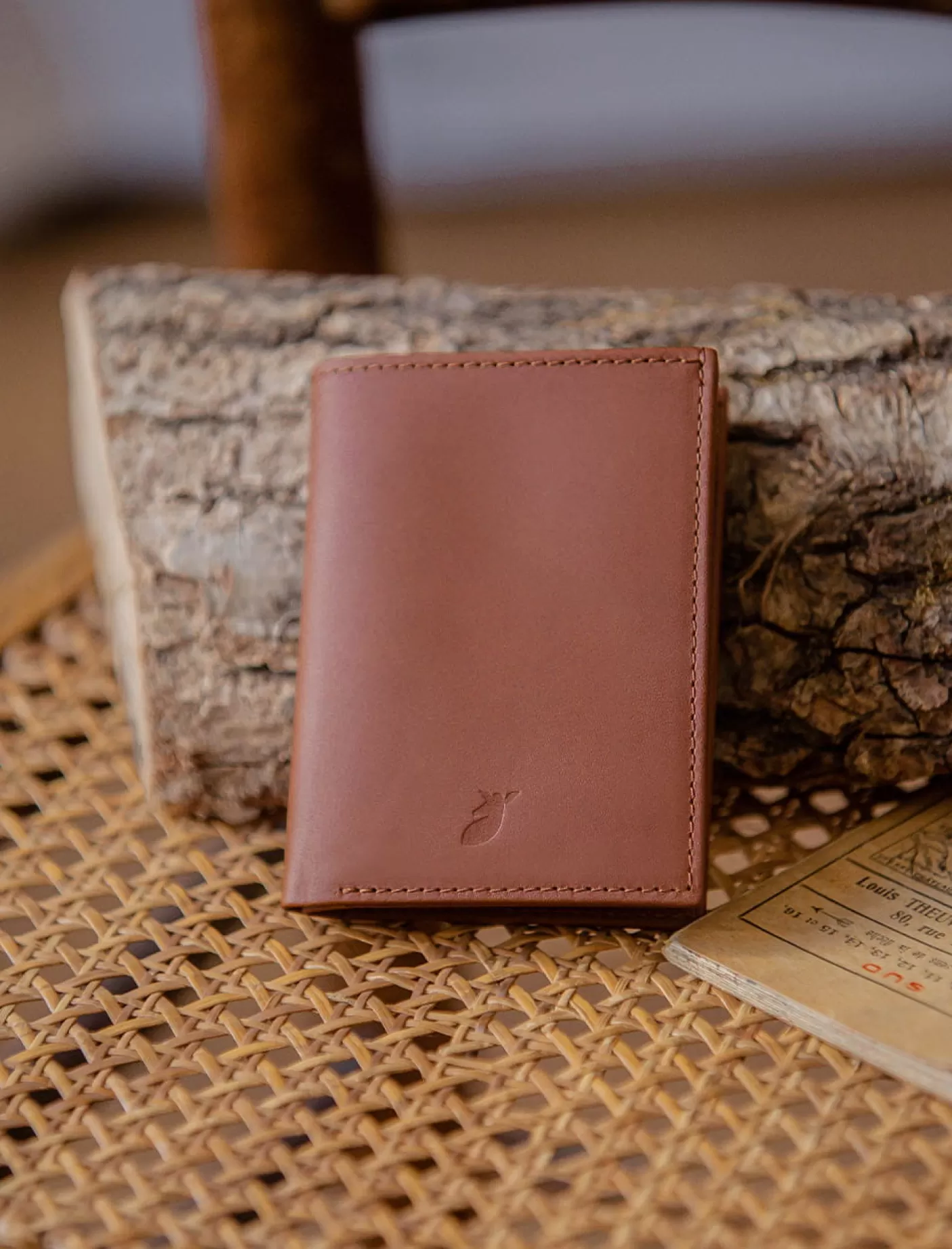 Men Pied de Biche Leather Goods<Card Holder Booklet