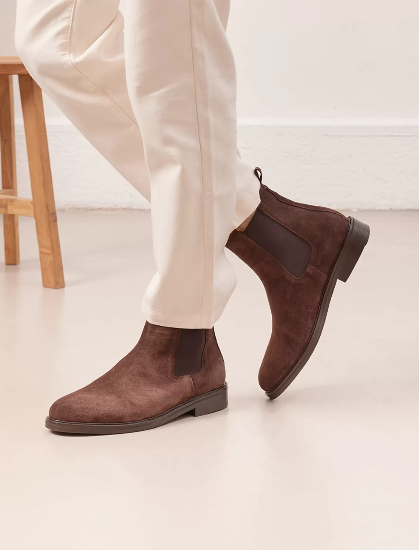 Men Pied de Biche Ankle Boots<Chelsea Boot City