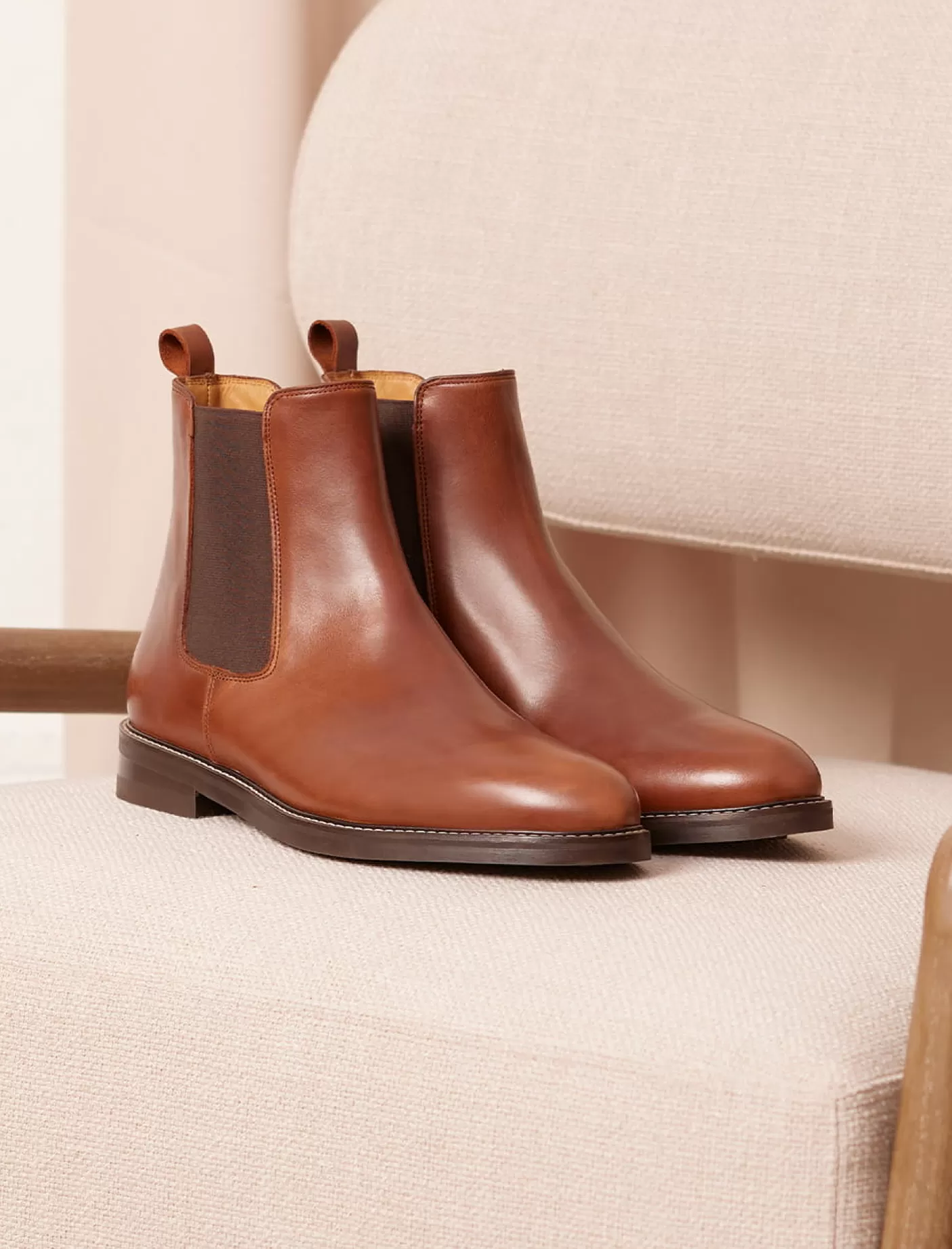 Men Pied de Biche Ankle Boots<Chelsea Boot City