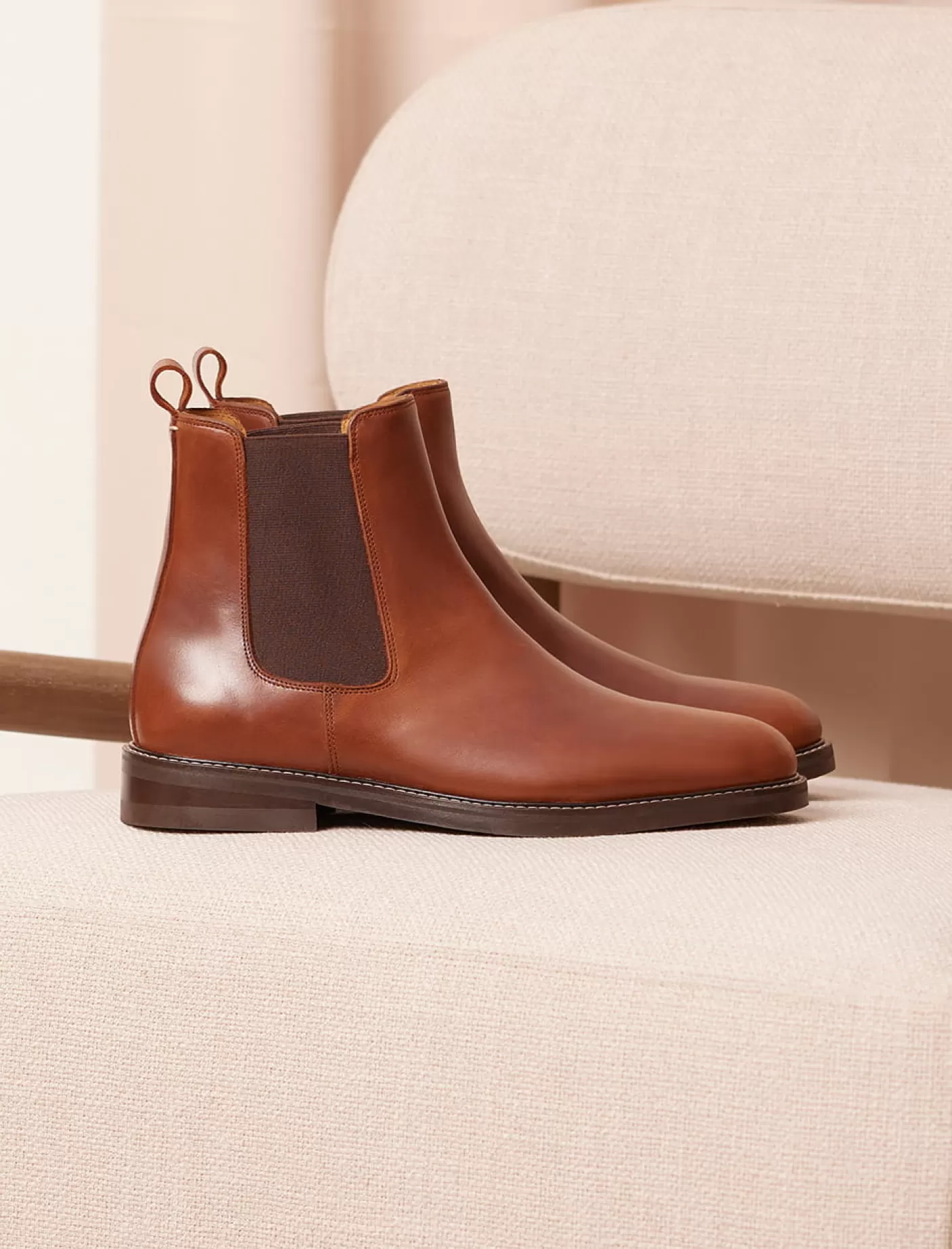 Men Pied de Biche Ankle Boots<Chelsea Boot City