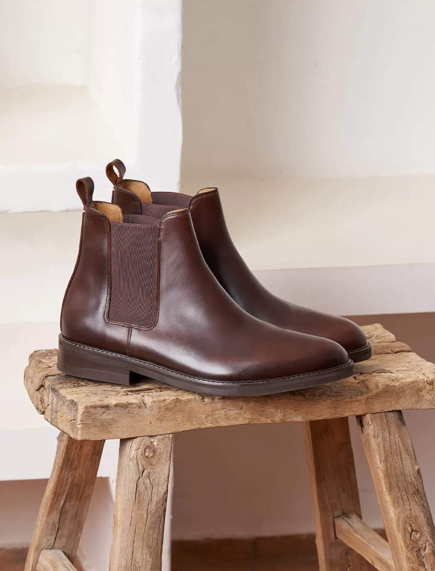 Men Pied de Biche Ankle Boots<Chelsea Boots Casual V2