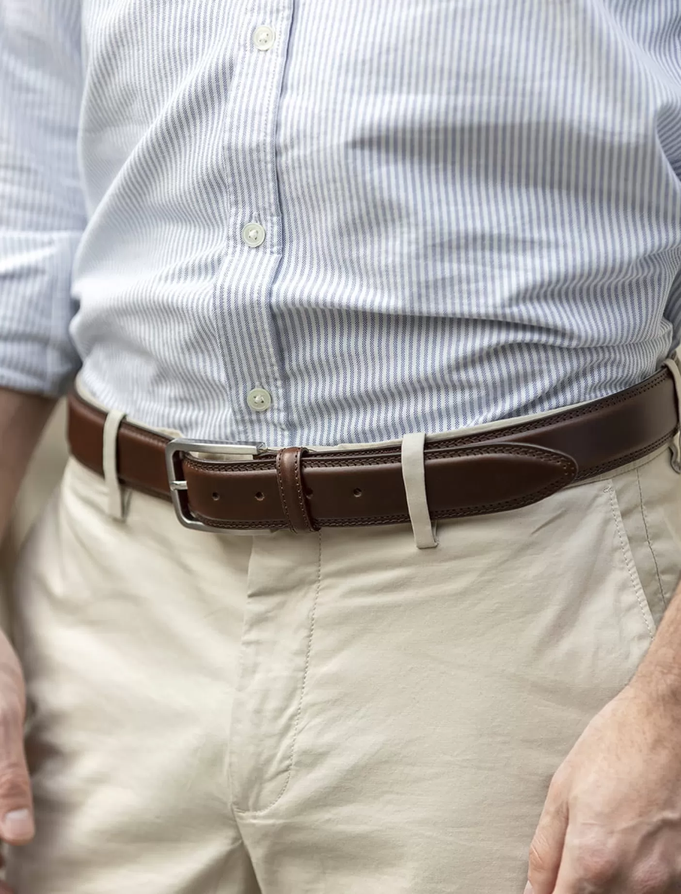 Men Pied de Biche Belts<Classic Belt Man