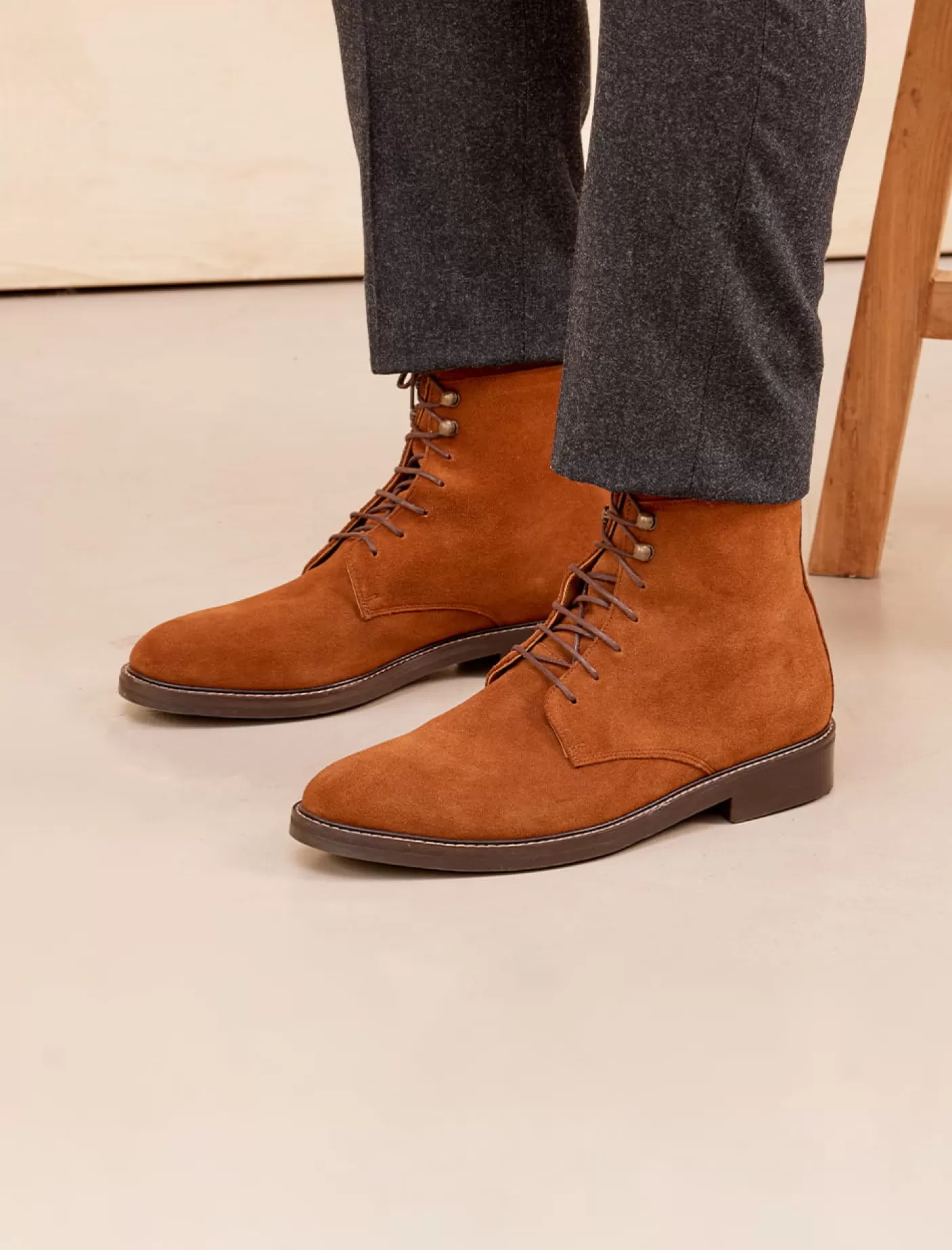 Men Pied de Biche Ankle Boots<Combat Boots City