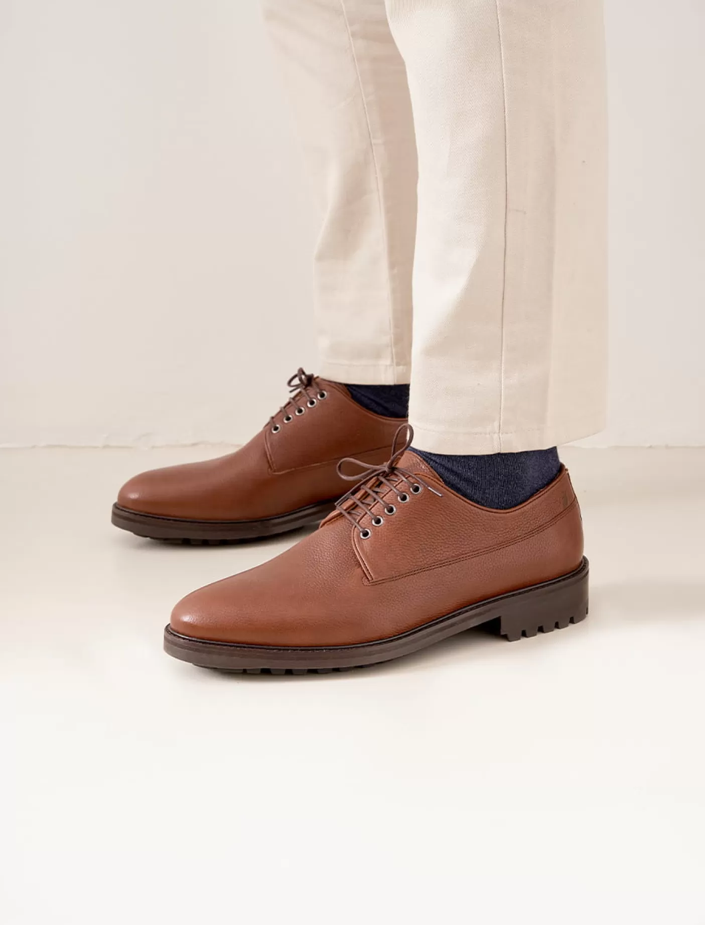 Men Pied de Biche Derbies And Oxford<Commando Derbies