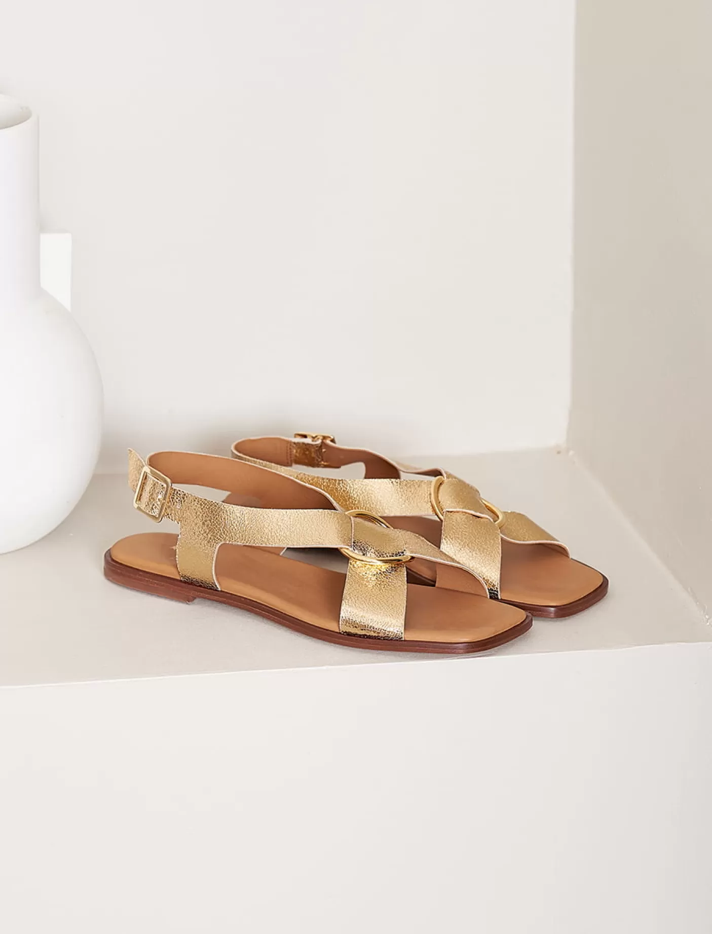 Women Pied de Biche Flat Sandals<Constance