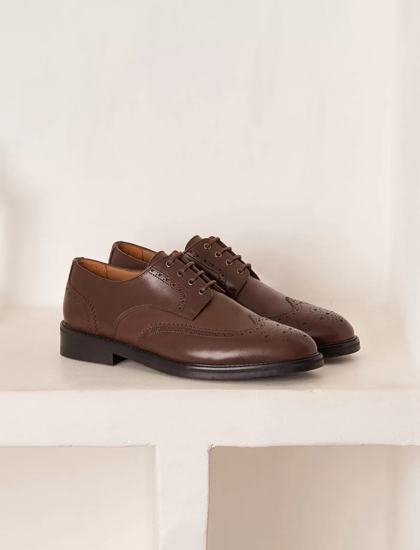 Men Pied de Biche Derbies And Oxford<Derbies Brogue