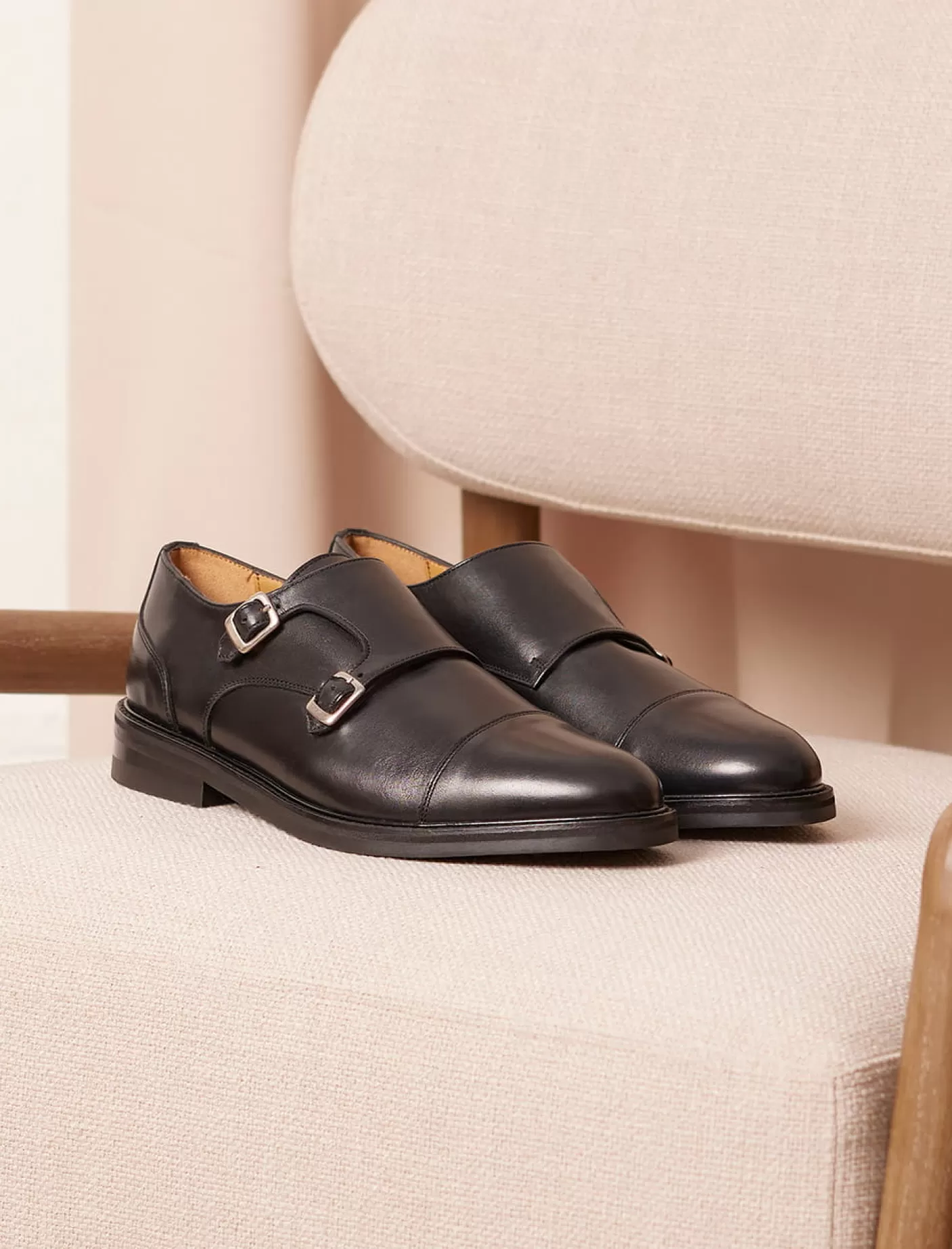 Men Pied de Biche Derbies And Oxford<Double Monk Straps