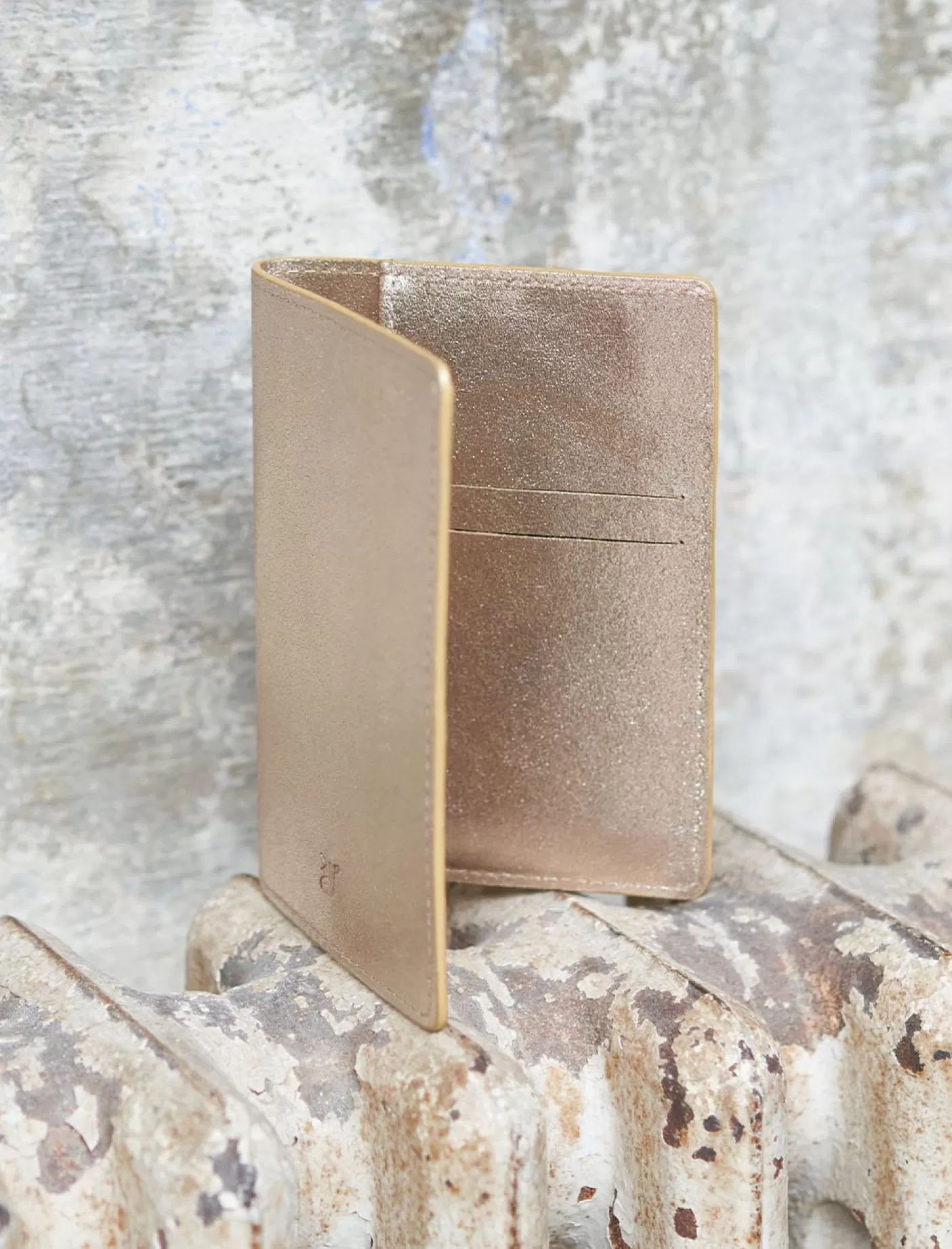 Women Pied de Biche Leather Goods<En Passport Holder