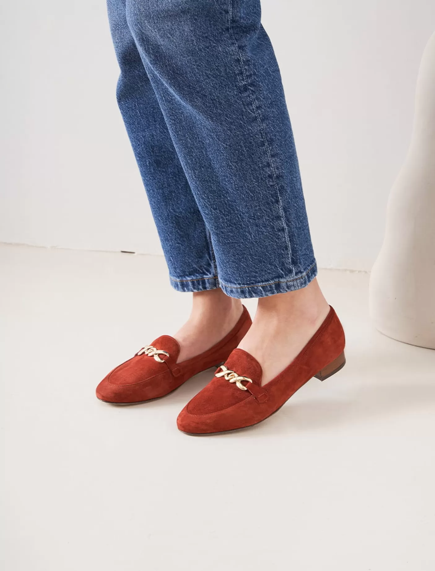 Women Pied de Biche Loafers And Derbies<Esmee