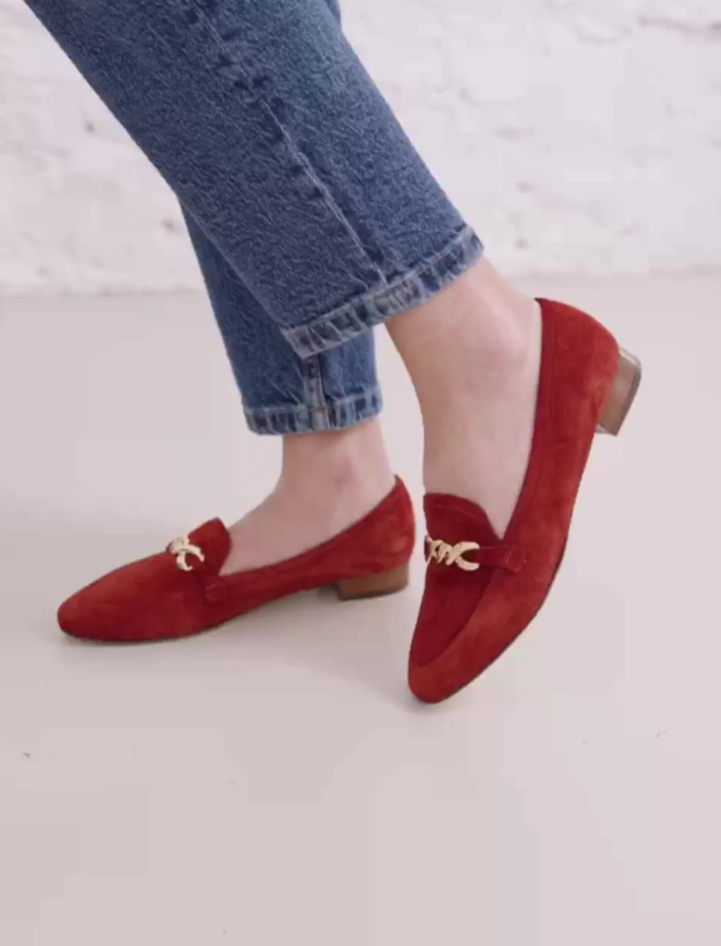 Women Pied de Biche Loafers And Derbies<Esmee