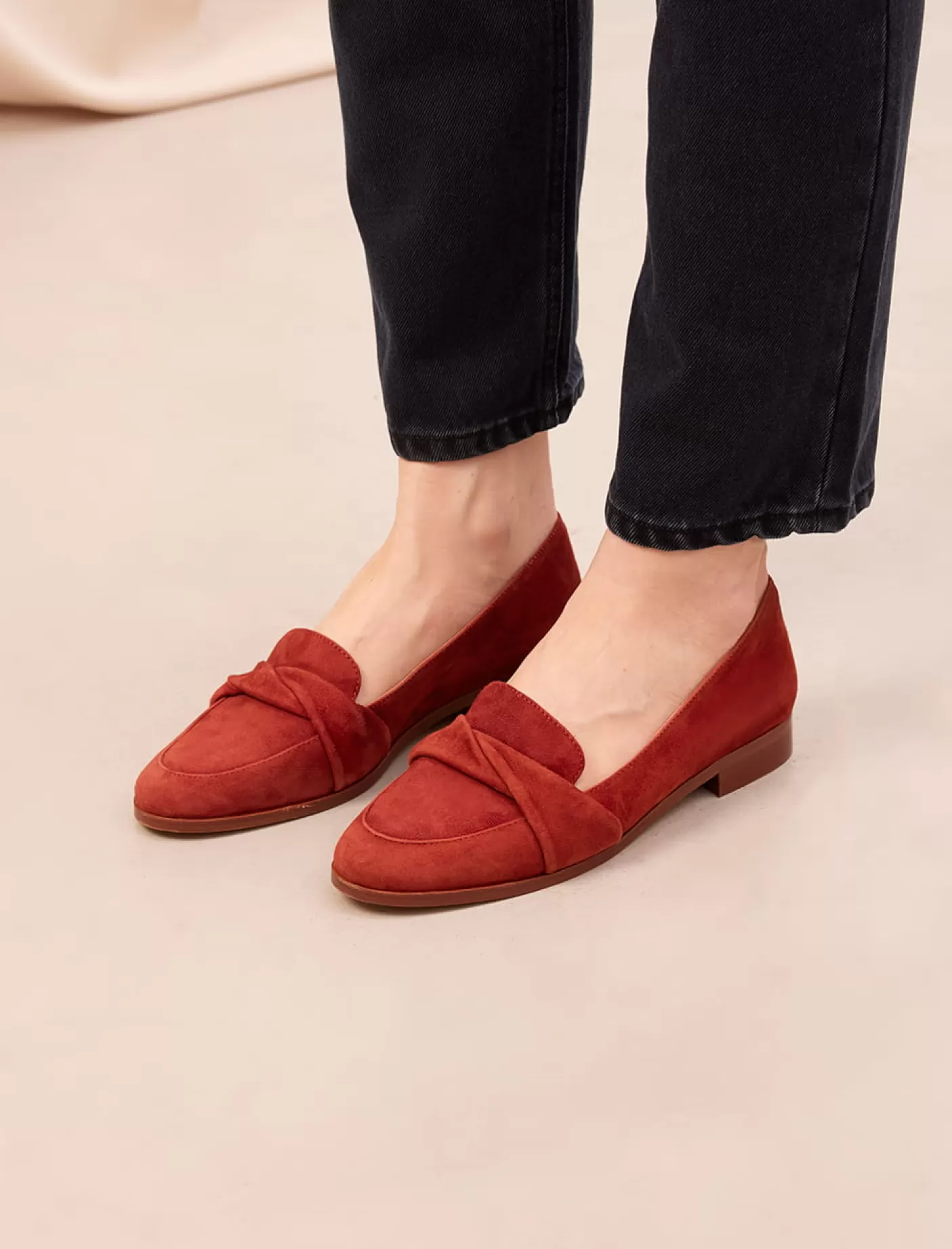 Women Pied de Biche Loafers And Derbies<Lilly