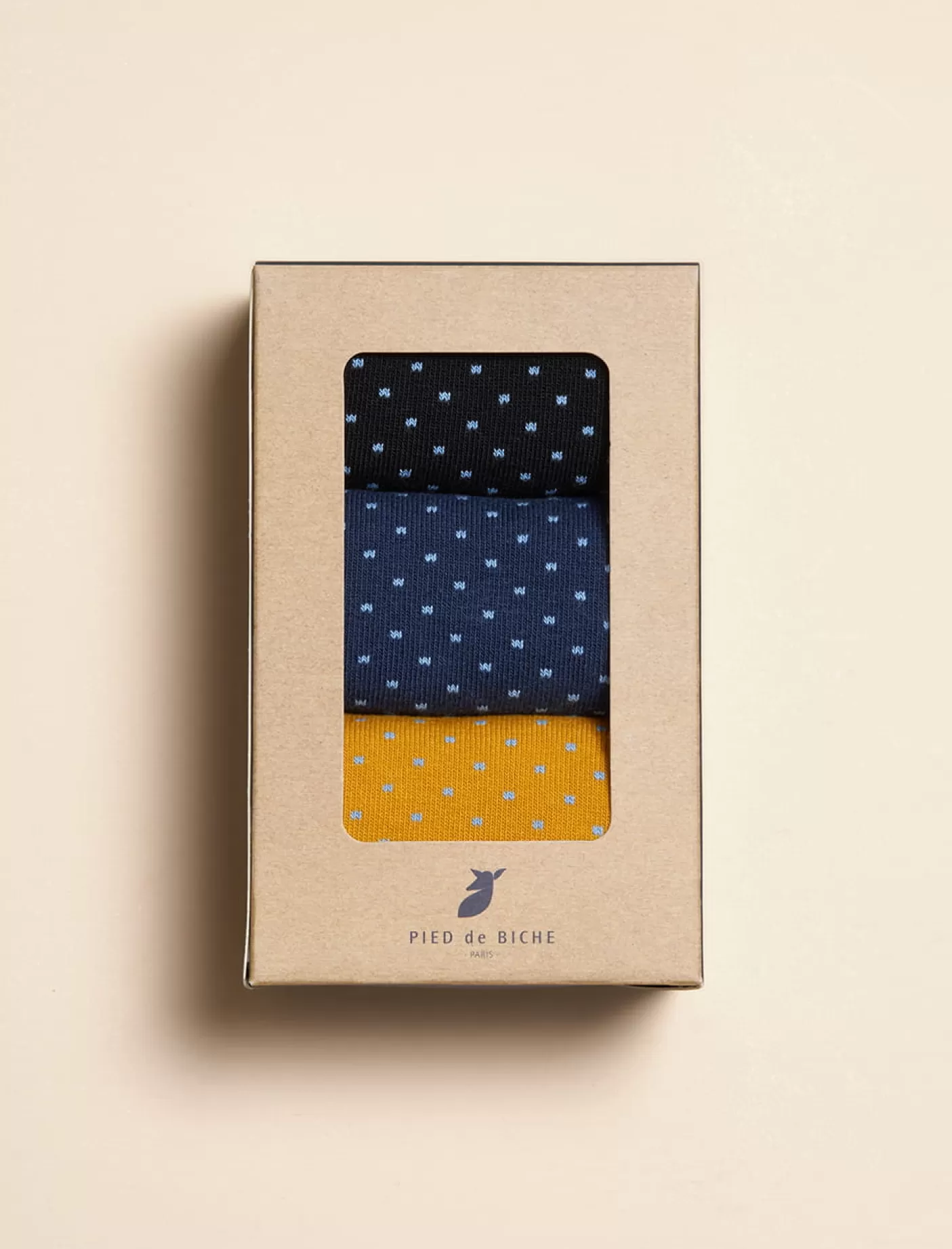 Men Pied de Biche Socks<Polka Dots Socks