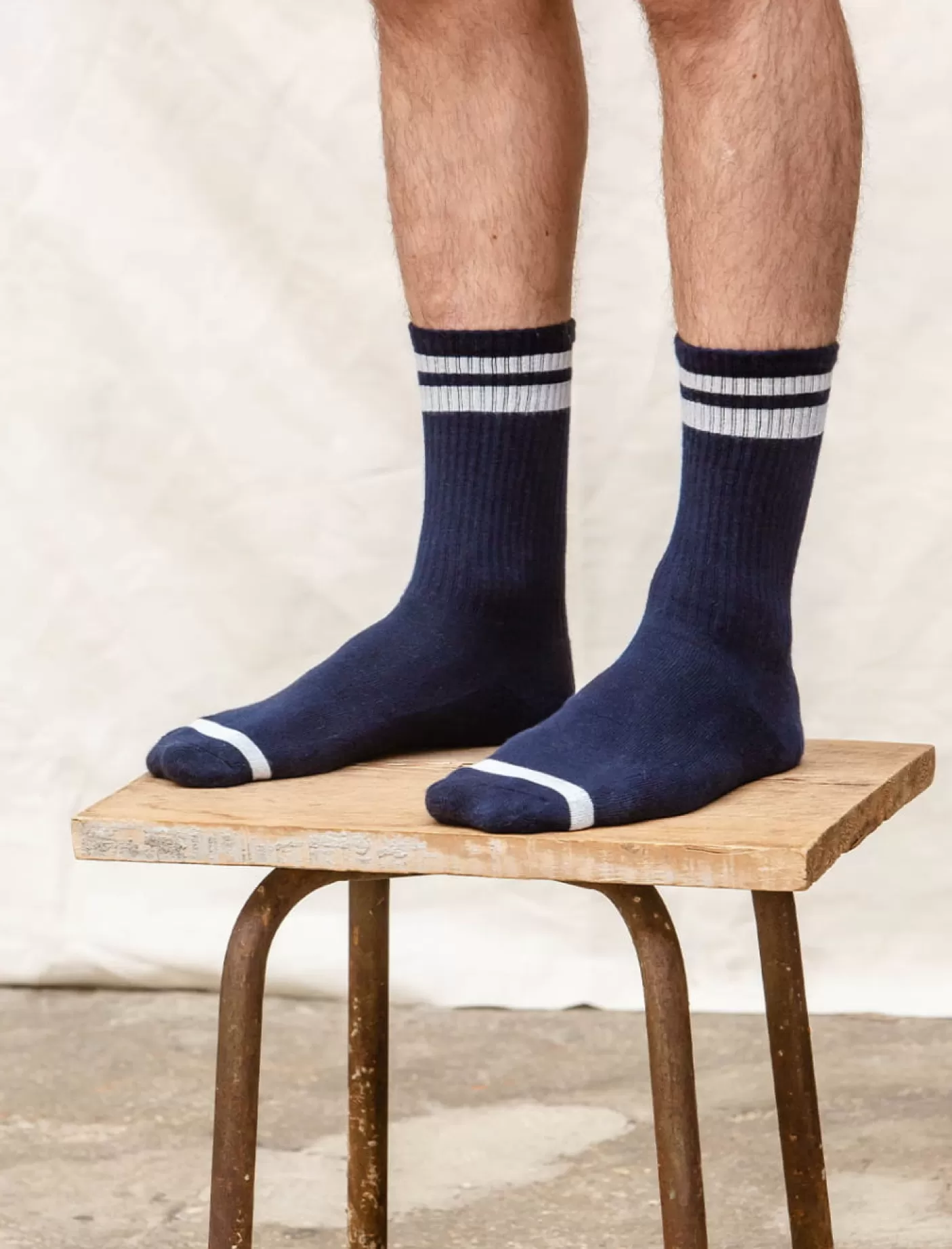 Men Pied de Biche Socks<Ribbed Sport Socks