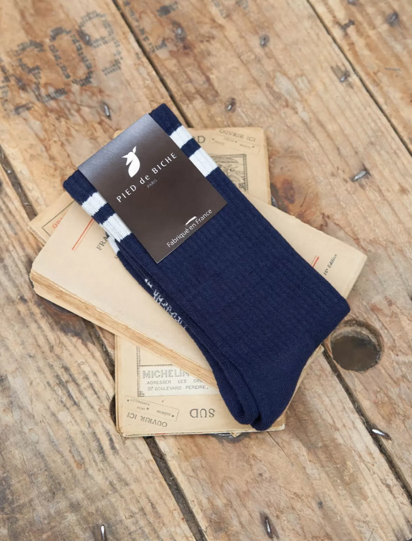 Men Pied de Biche Socks<Ribbed Sport Socks